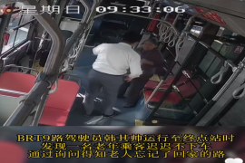 老人忘记回家路 #济南公交  驾驶员热心相助